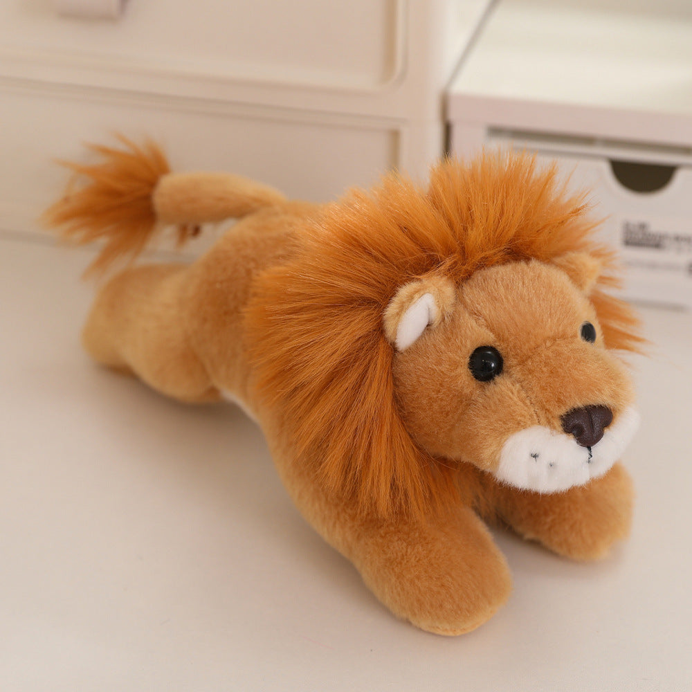 Zebra and Lion Plush Toys for Playful Nursery Decor