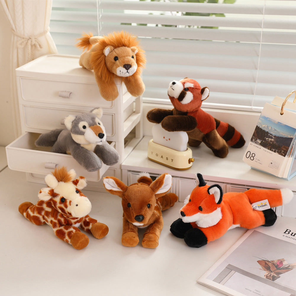 Zebra and Lion Plush Toys for Playful Nursery Decor