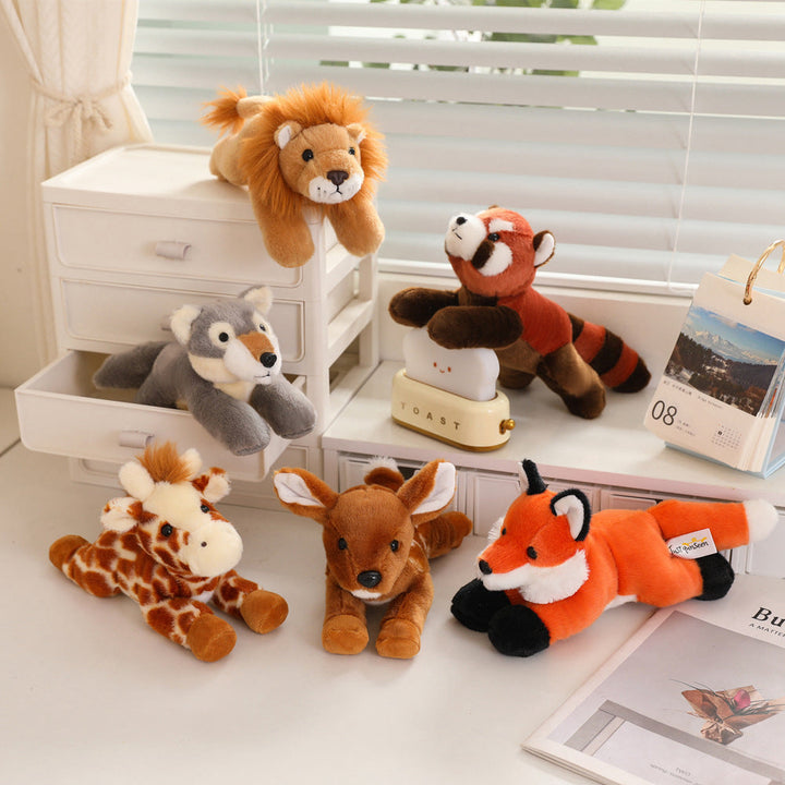 Zebra and Lion Plush Toys for Playful Nursery Decor