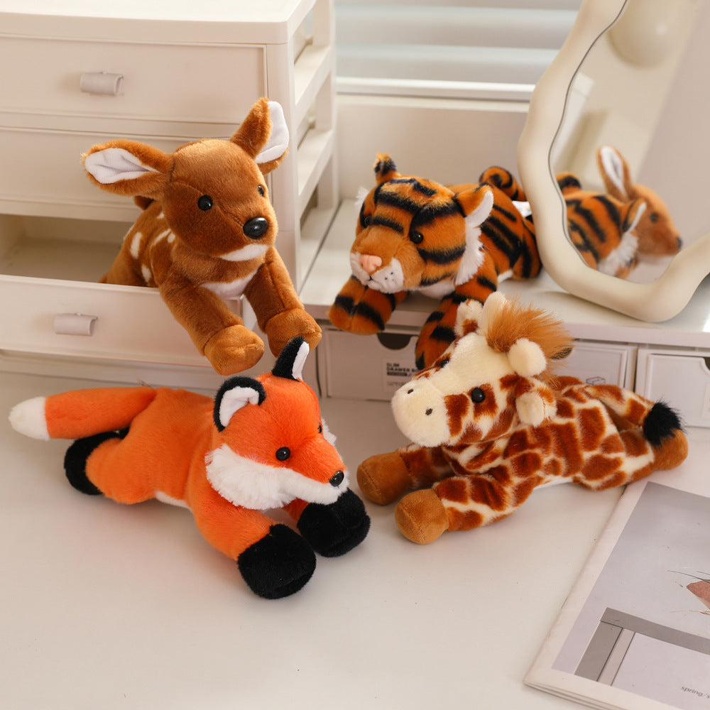 Zebra and Lion Plush Toys for Playful Nursery Decor