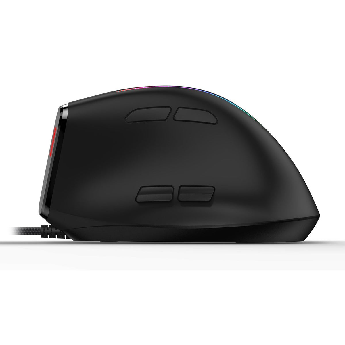 Vertical Ergonomic Gaming Mouse with RGB Light Strip