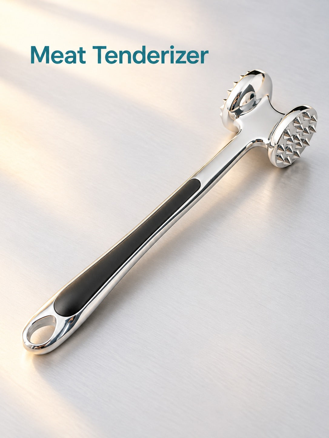 Zinc Alloy Meat Tenderizer Mallet for Steak & Pork