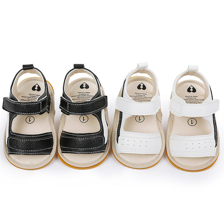 Baby Summer Sandals, Adjustable Grippy Textured Sole
