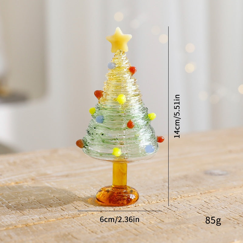 Mini Christmas Tree Decor for Colorful Holiday Displays