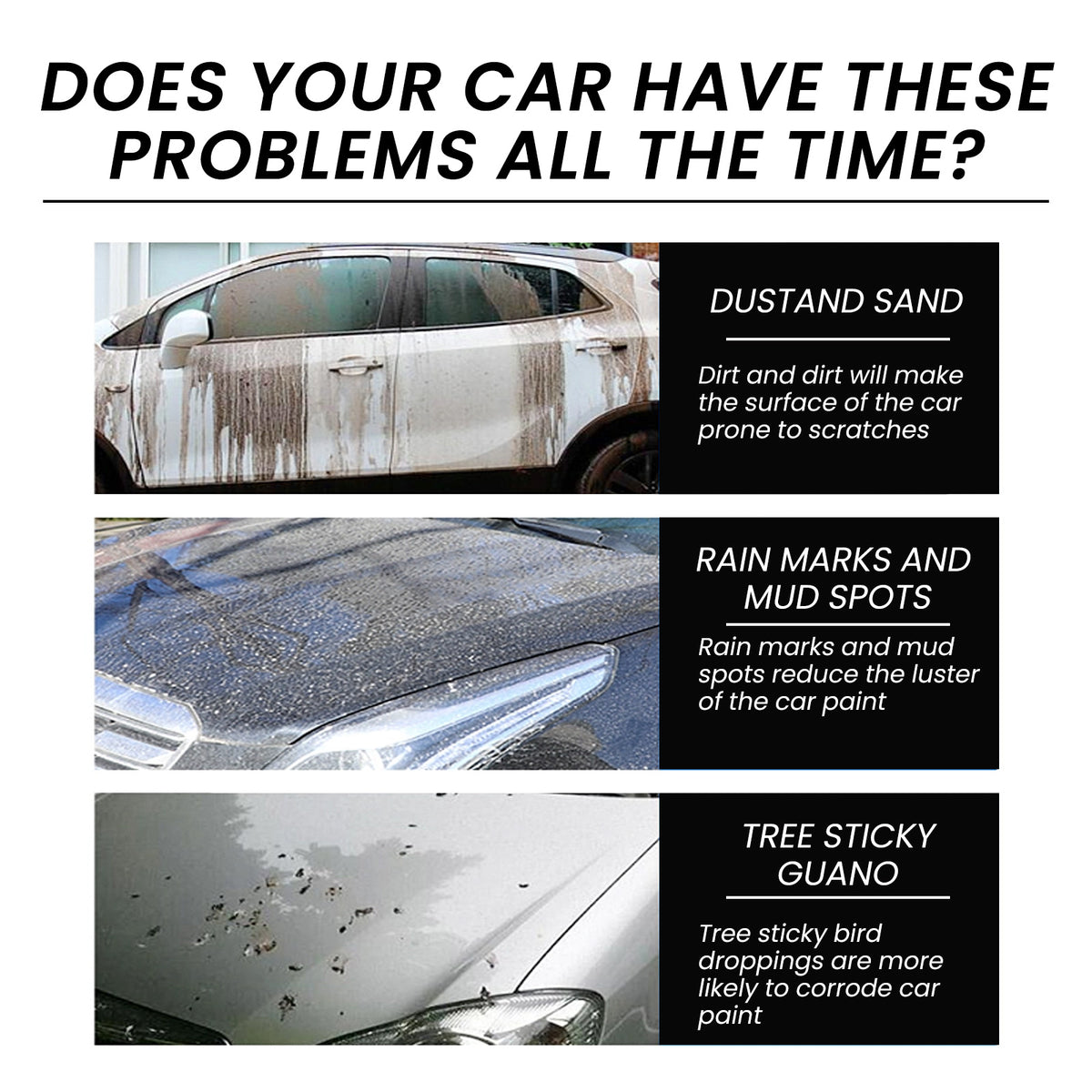 Nano Car Coating Spray for Glossy, Water-Repellent Paint