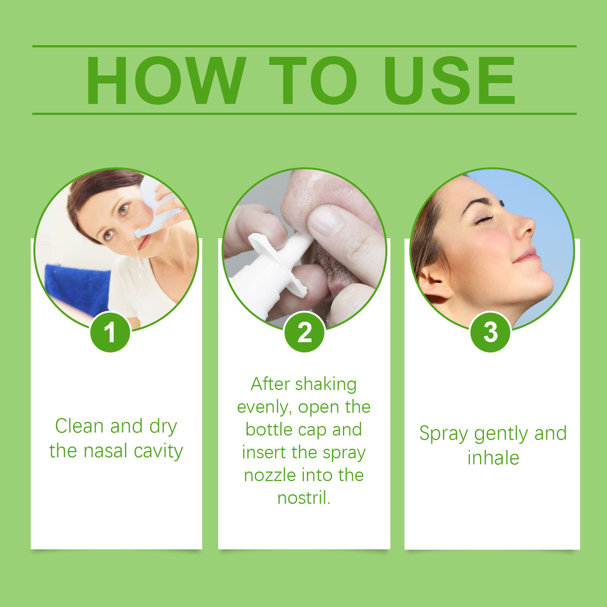 Herbal Nasal Spray — Gentle Relief for Stuffy & Runny Nose