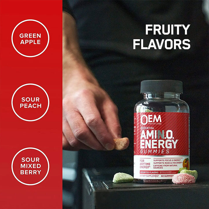 Essential Amino Energy Gummies — Natural Caffeine