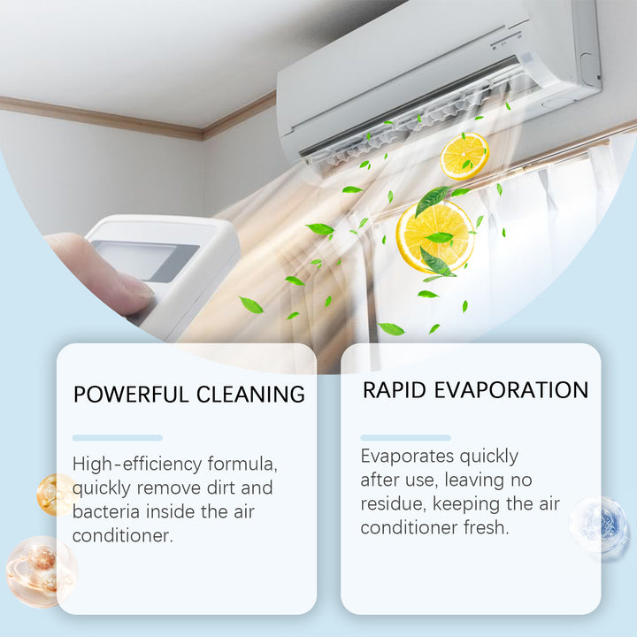 AC Coil Cleaner Foam — Kills Odor, No Residue