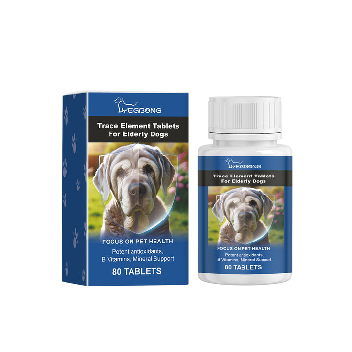 Senior Dog Trace Element Tablets for Daily Vitality