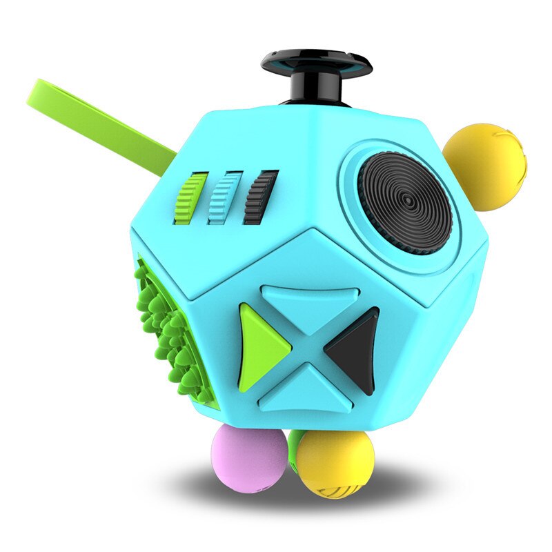 12-Sided Fidget Toy for ADHD Focus & Stress Relief