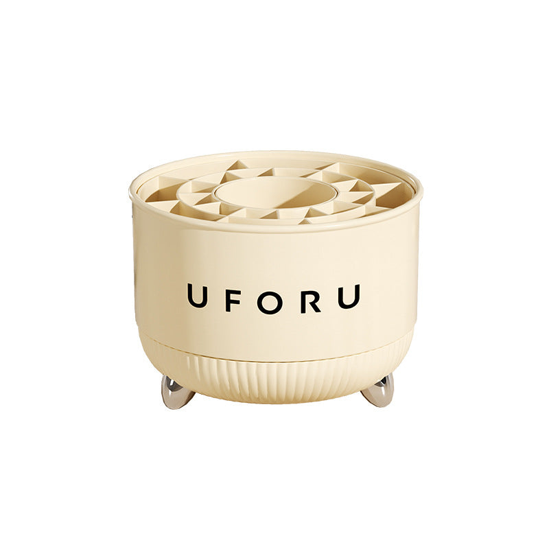 Rotating Makeup Brush Holder for Vanity Organization