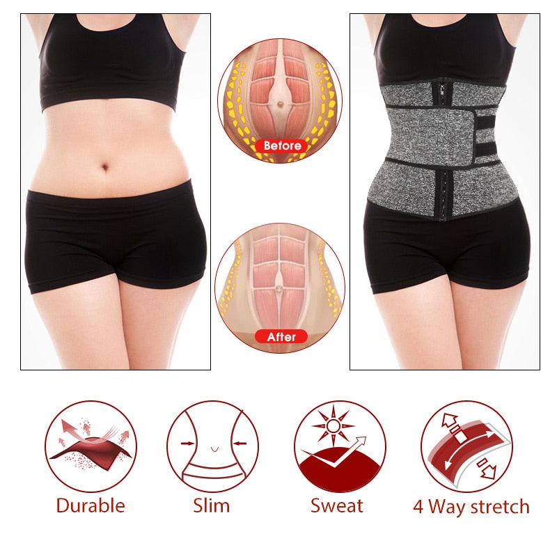 Sauna Waist Trainer — Sweat More, Sculpt Faster with 9