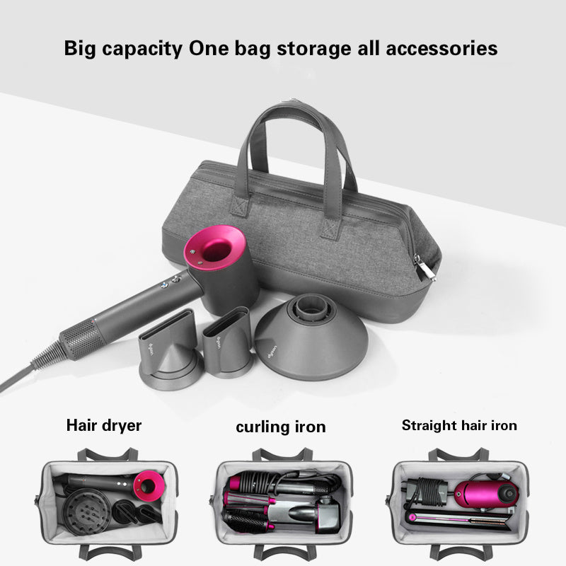 Hair Dryer Storage Bag for Styling Tools & Attachments
