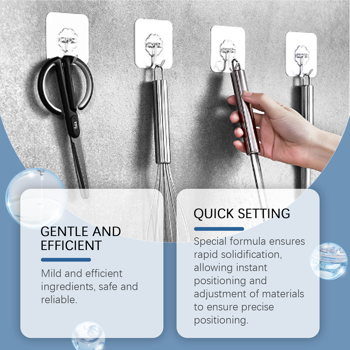 Nail-Free Silicone Sealant for Waterproof Home Mounting