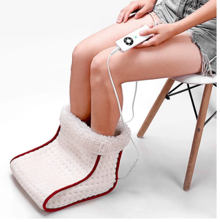 Foot Warmer Massager - 5 Heat & Massage Modes for Cozy Relief