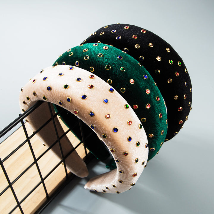 Wide Padded Velvet Headband for Instant Polished Style