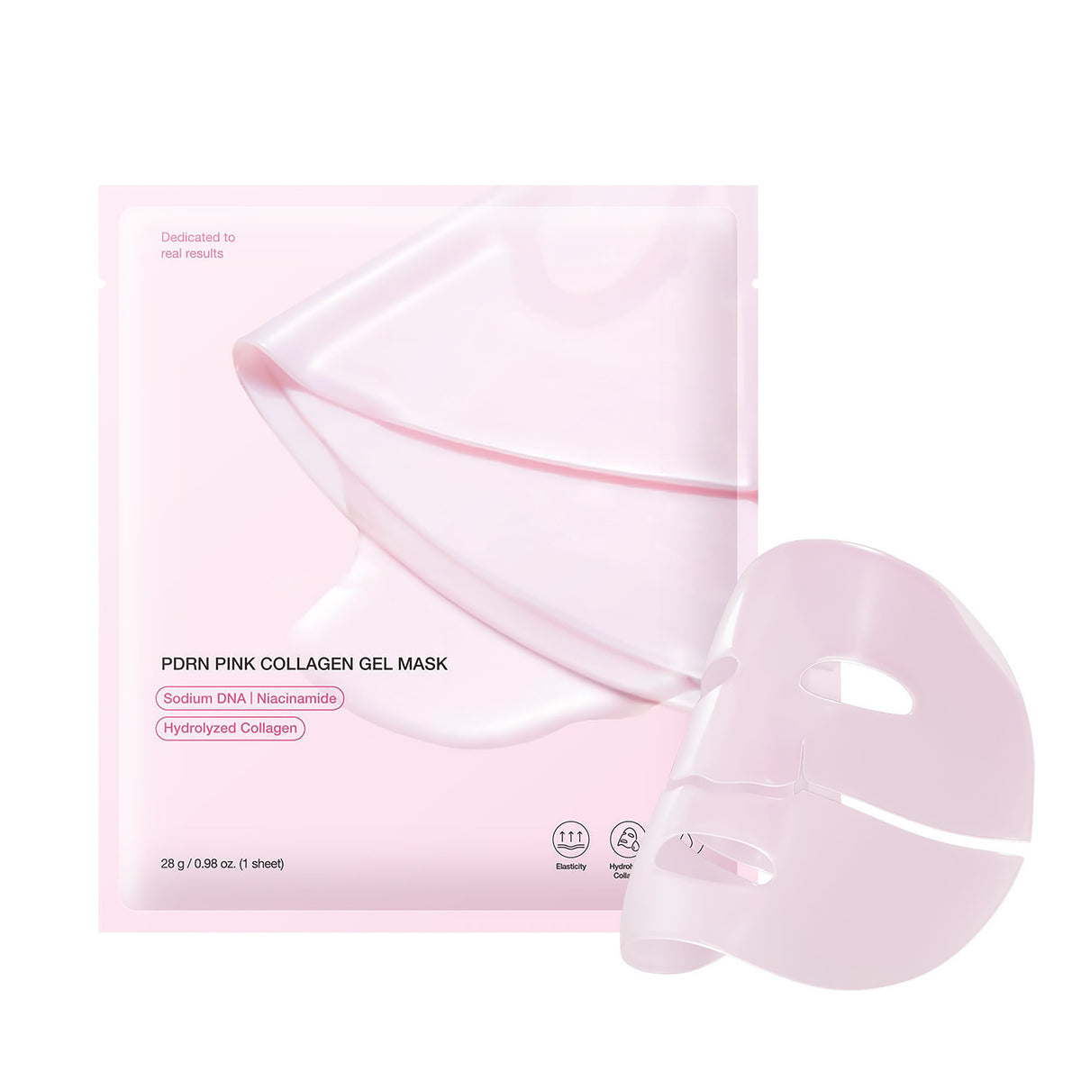 PDRN PINK COLLAGEN GEL MASK Pink Collagen facial mask Jelly
