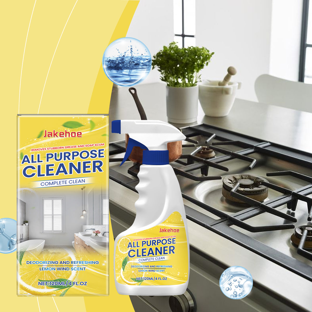 Multi-Purpose Cleaner for Oil, Dirt & Residue-Free Shine