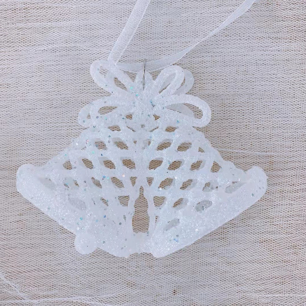 Christmas Tree Ornaments for Elegant Snowy Sparkle