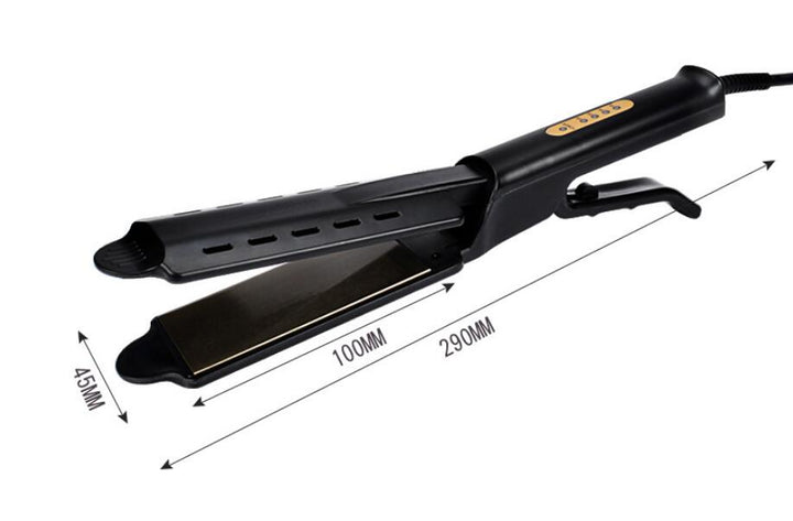 Hair Straightener Wide Ceramic Plates, Adjustable Heat