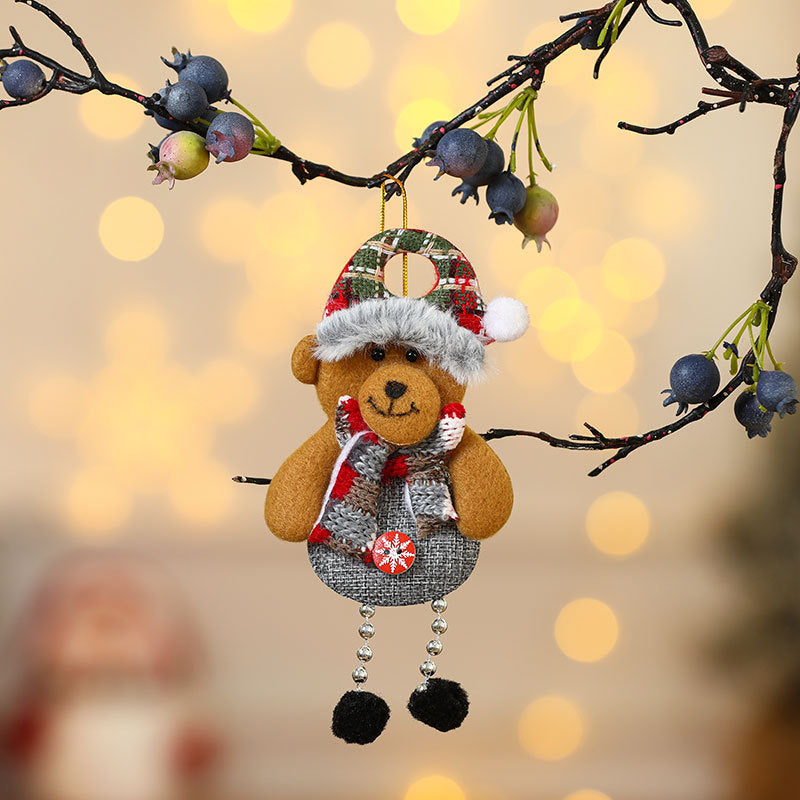 Plush Christmas Ornaments Set – Cozy Holiday Tree Charm
