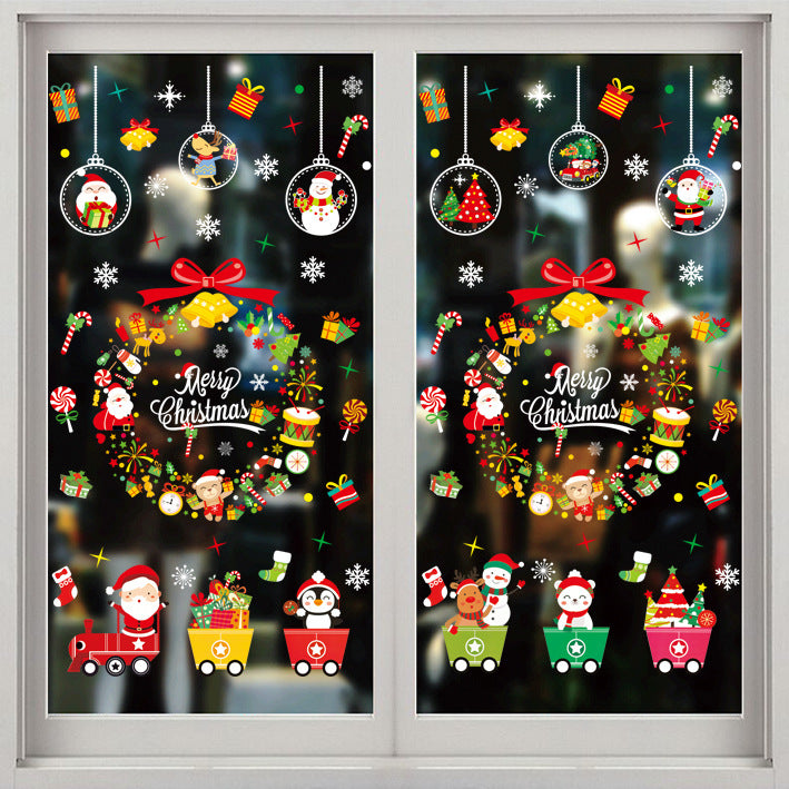 Christmas Window Cling Stickers for Festive Displays