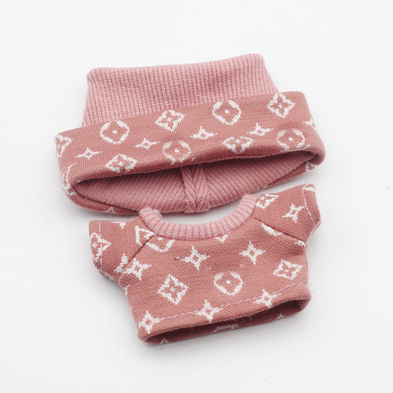Labubu Doll Clothes & Matching Knitted Hats, 10cm-17cm