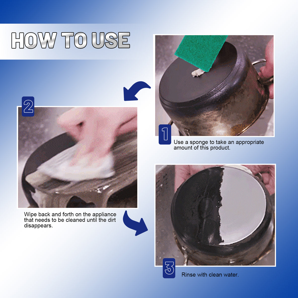 Stainless Steel Cleaning Paste for Rust & Scorch Marks