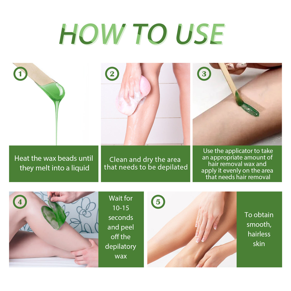 Gentle Hair Removal Wax Beads for Smooth, Soft Skin