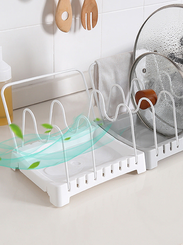 Pot Lid Rack for Stove: Upright Storage for Small Kitchens