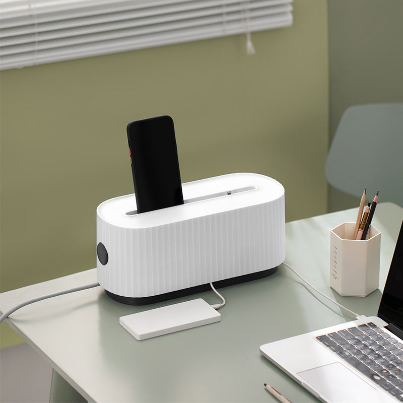 Large Desk Cable Box to Hide Power Strips and Cords