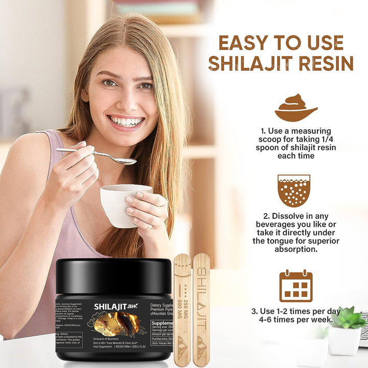 Pure Himalayan Shilajit Resin — 85+ Trace Minerals