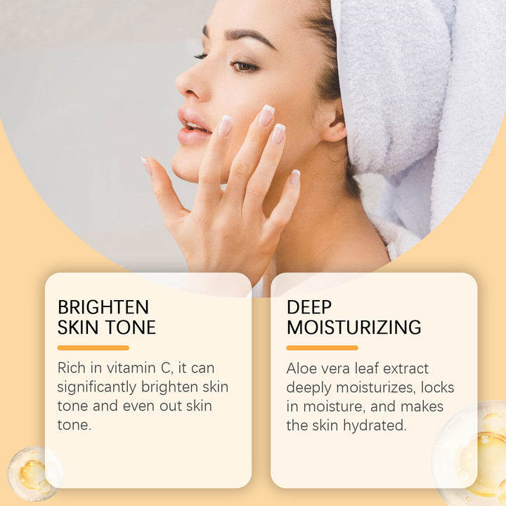 Vitamin C Aloe Vera Gel for Radiant, Hydrated Skin