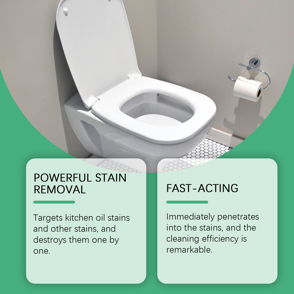 Kitchen & Bathroom Cleaning Gel | Fast Stain Removal