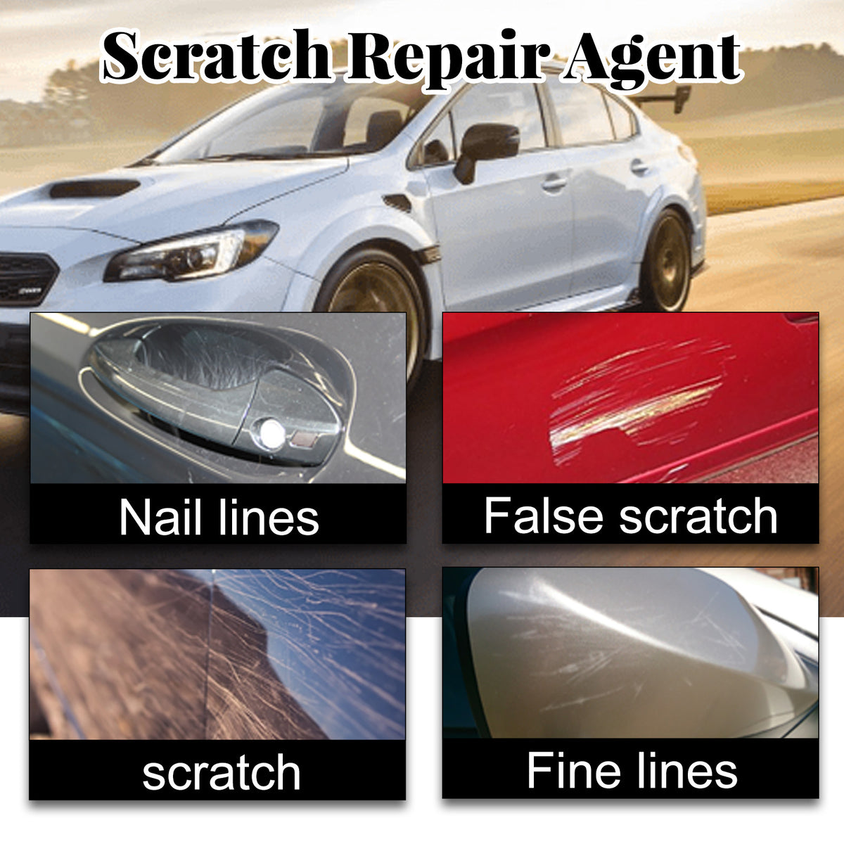 Car Scratch Repair Wax for Fine Paint Marks & Shine