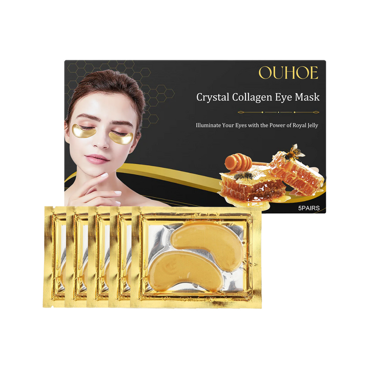Crystal Collagen Eye Mask — Cool, Hydrating Under‑Eye