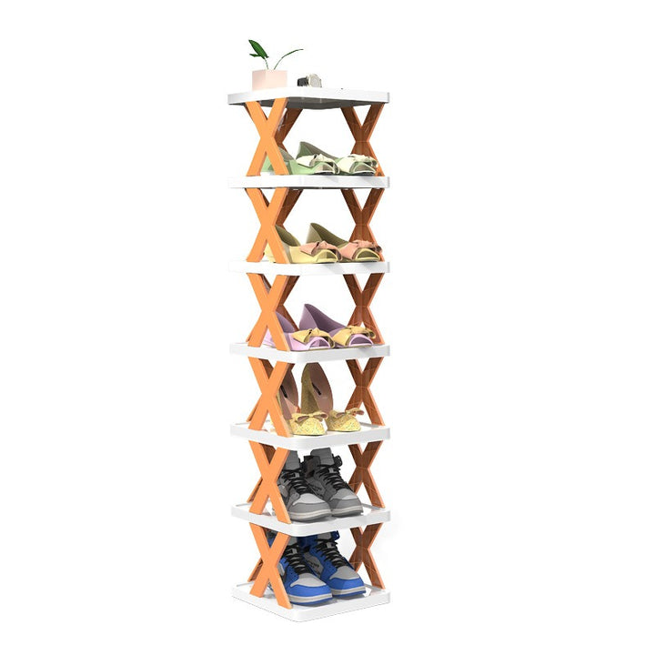 Foldable Narrow Shoe Rack for Corridors and Entryways