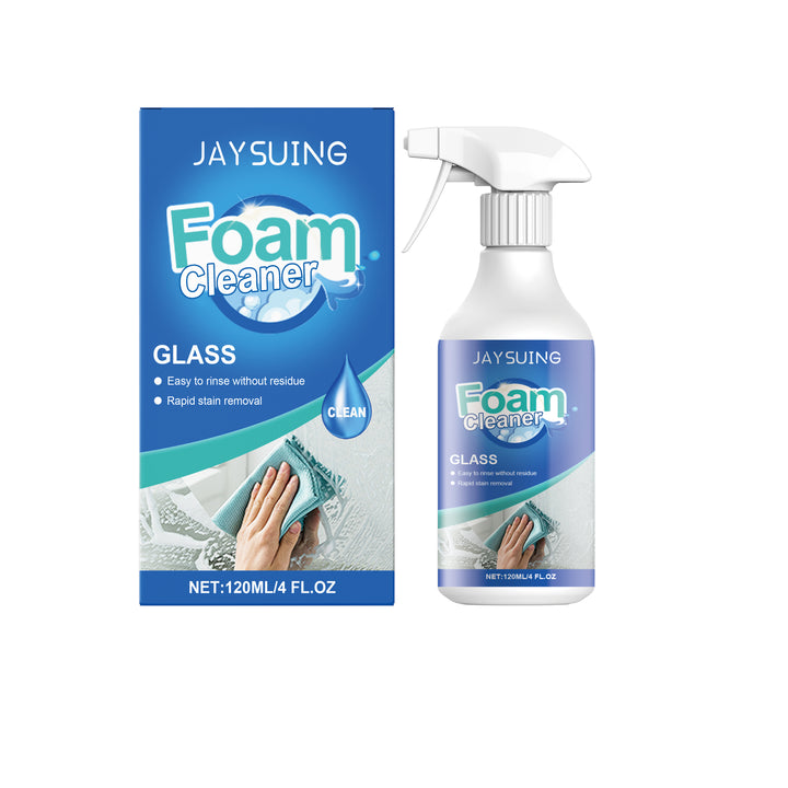 Glass Foam Cleaner Spray for Fast Oil Stain Removal
