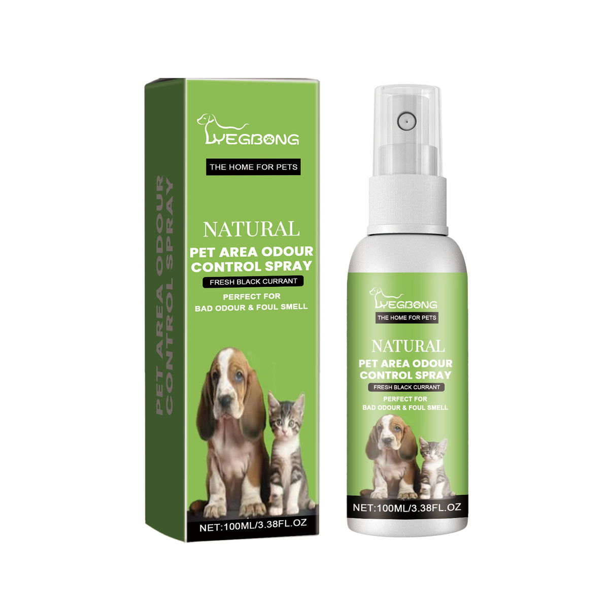Natural Pet Odor Spray for Fresher Indoor Pet Areas