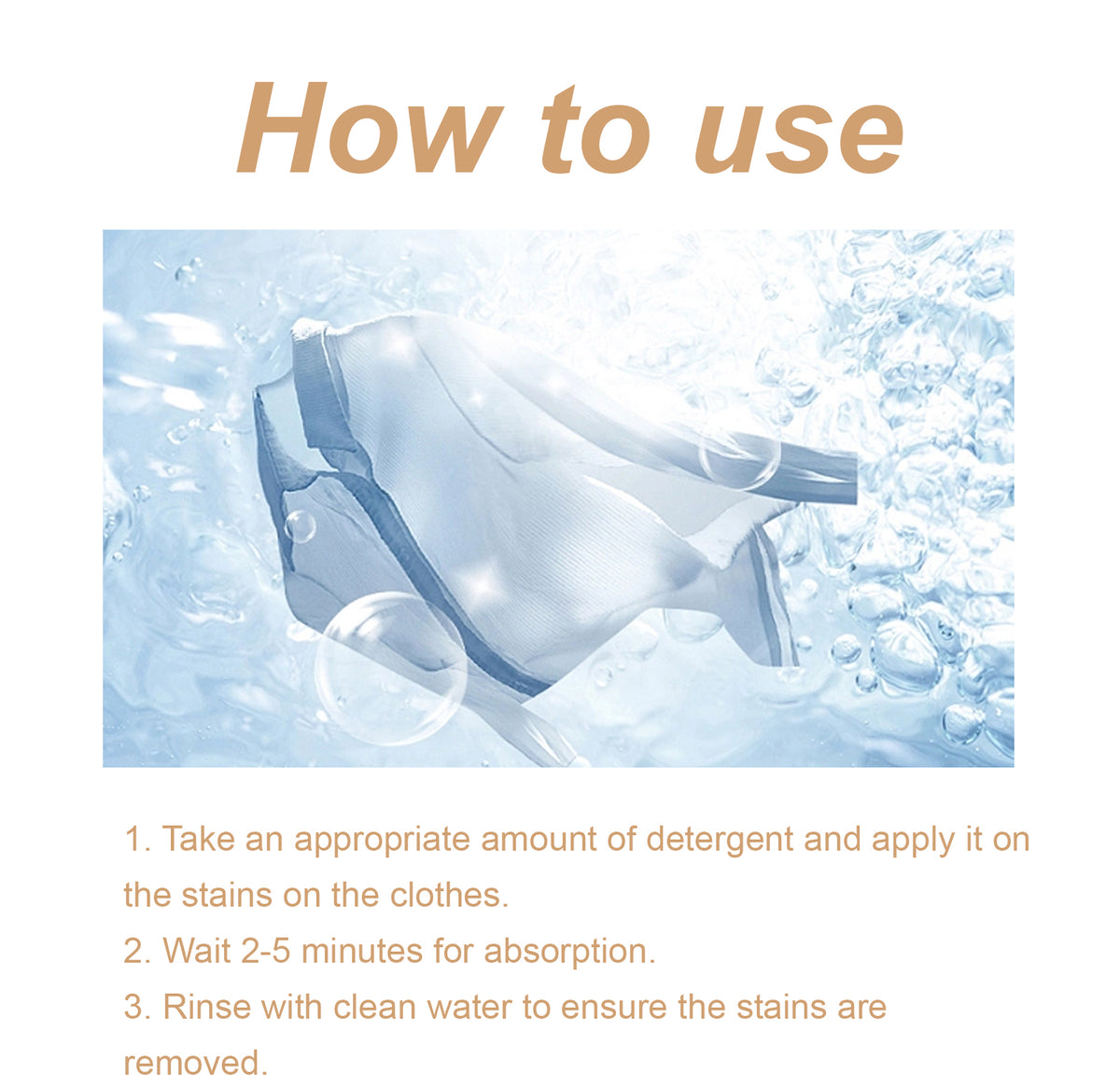 Laundry Stain Remover for Stubborn Clothing Stains