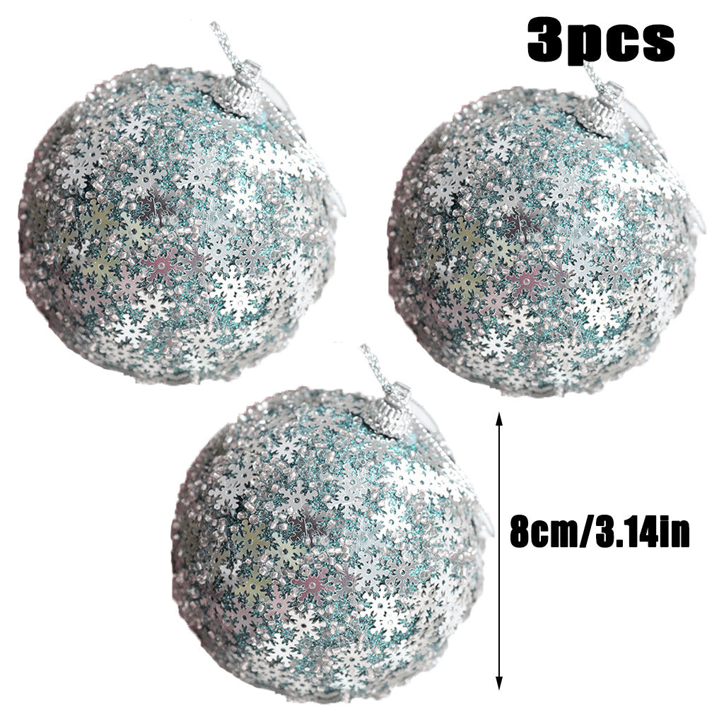 Blue Christmas Ornaments Set for Sparkling Holiday Trees
