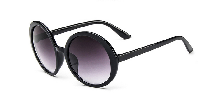 Vintage Round Sunglasses With Gradient-Tinted Lenses