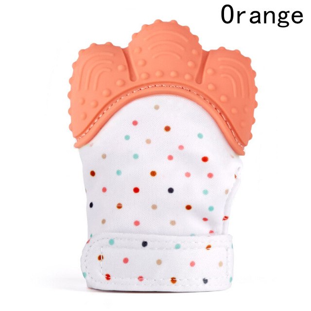 Silicone Baby Teething Mitten for Soothing Sore Gums