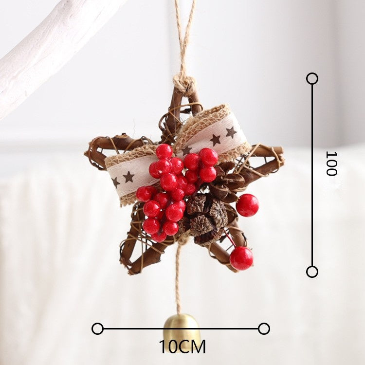 Christmas Wreath Rustic Woodland Holiday Wall Decor