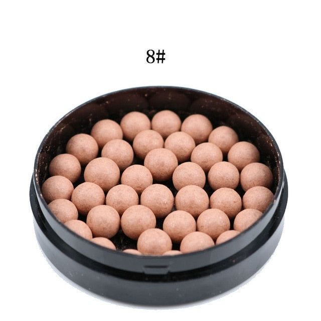 3-in-1 Makeup Blush Compact for Cheeks, Eyes & Contour