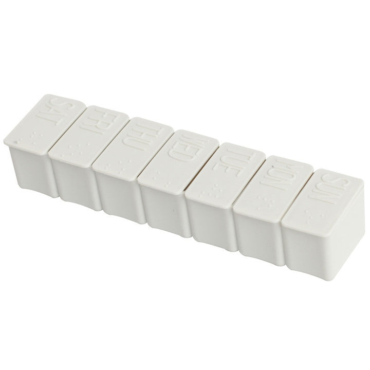 Weekly Pill Organizer — 7-Day Compartments for Daily Dosing
