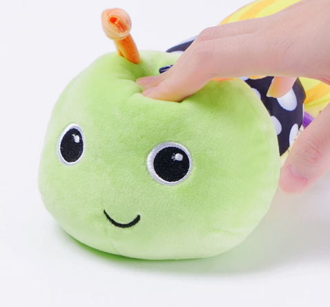 Baby Caterpillar Height Ruler Plush Comfort Toy for Infants