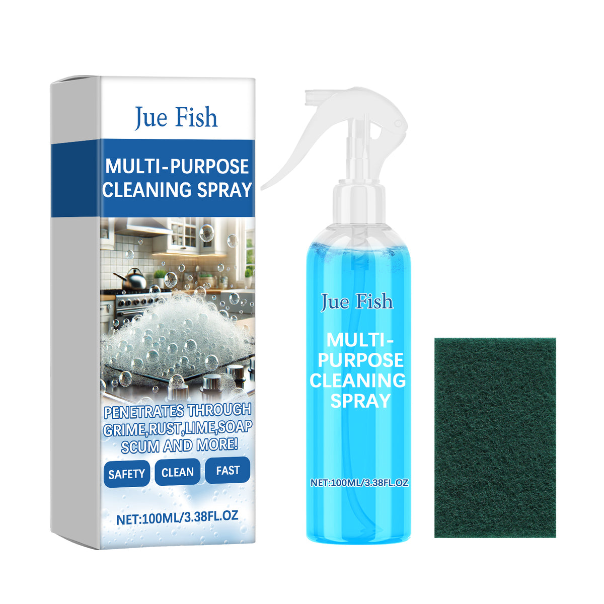 Multi-Purpose Foam Cleaner for Grime & Soap Scum Removal