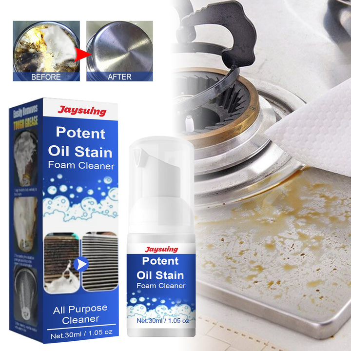 Kitchen Grease Foam Cleaner for No-Rinse Degreasing