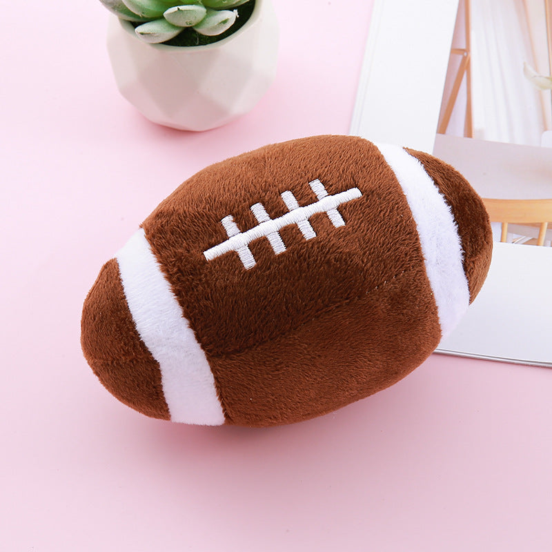 Plush Dog Ball Toy Set for Gentle Indoor Fetch Play